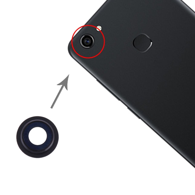 10 PCS Camera Lens Cover for Vivo Y81 / Y83(Black)-garmade.com