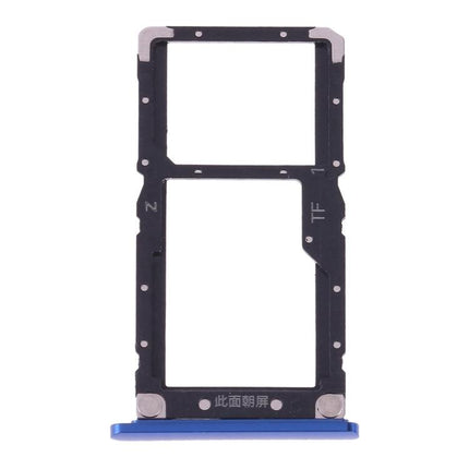 SIM Card Tray + SIM Card / Micro SD Card for Xiaomi Mi 8 Lite Blue-garmade.com