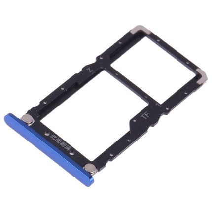 SIM Card Tray + SIM Card / Micro SD Card for Xiaomi Mi 8 Lite Blue-garmade.com