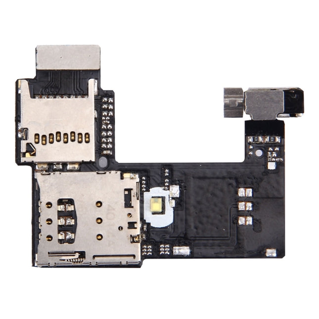 SIM Card Socket + SD Card Socket for Motorola Moto G (2nd Gen.) (Single SIM Version)-garmade.com