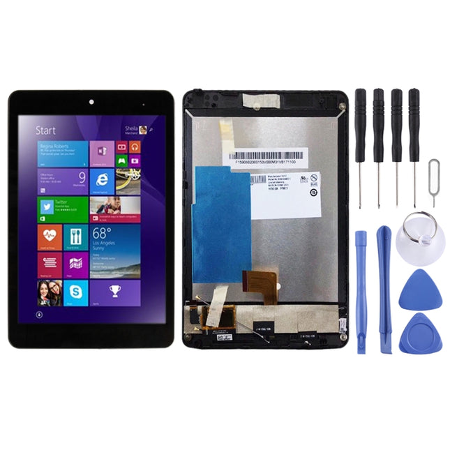 LCD Screen and Digitizer Full Assembly with Frame for Lenovo Miix 3-830 (Black)-garmade.com