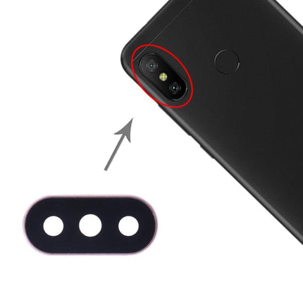 10 PCS Camera Lens Cover for Xiaomi Redmi 6 Pro / MI A2 Lite Gold-garmade.com