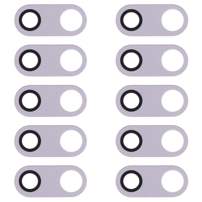 10 PCS Back Camera Lens for LG V30 H930 H933 (Silver)-garmade.com