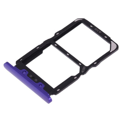 SIM Card Tray + NM Card Tray for Huawei Nova 5 Purple-garmade.com