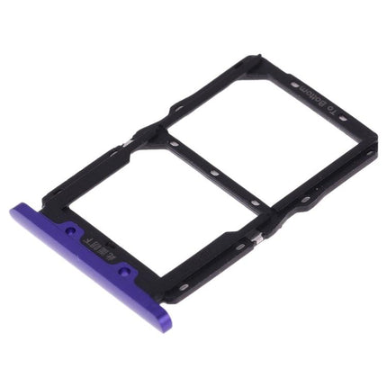 SIM Card Tray + NM Card Tray for Huawei Nova 5 Purple-garmade.com