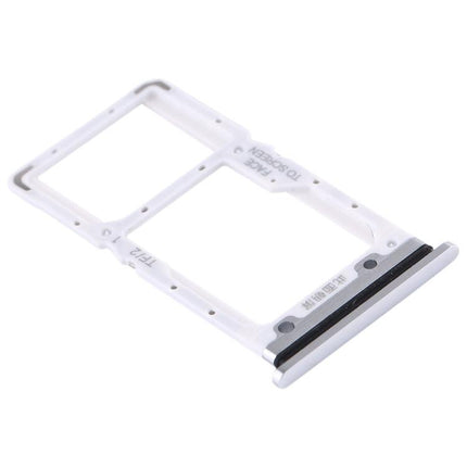 SIM Card Tray + SIM Card Tray / Micro SD Card Tray for Xiaomi Mi CC9 Silver-garmade.com