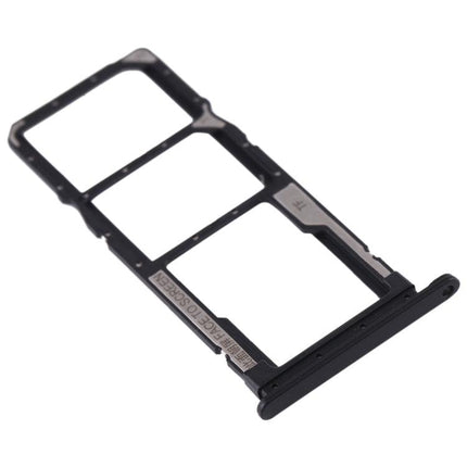 Dual SIM Card Tray + Micro SD Card Tray for Xiaomi Redmi 7A Black-garmade.com