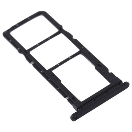 Dual SIM Card Tray + Micro SD Card Tray for Xiaomi Redmi 7A Black-garmade.com