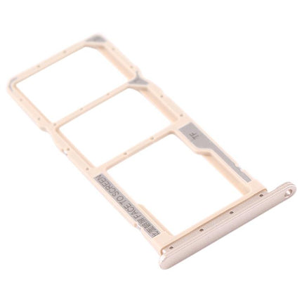 SIM Card Tray + SIM Card Tray + Micro SD Card Tray for Xiaomi Redmi 7A Gold-garmade.com