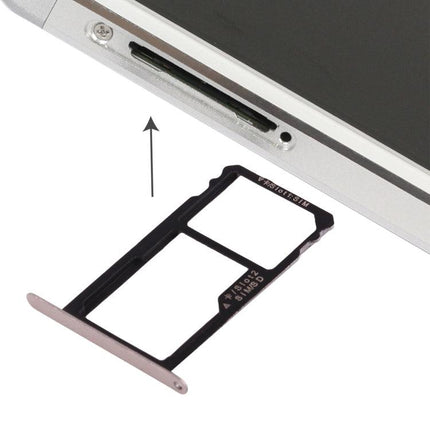 For Huawei Honor 7 Dual SIM Card Tray & Micro SD Card Tray Gold-garmade.com