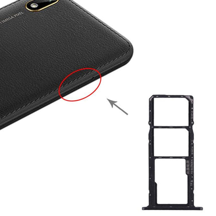 Dual SIM Card Tray + Micro SD Card Tray for Huawei Y5 (2019) Black-garmade.com