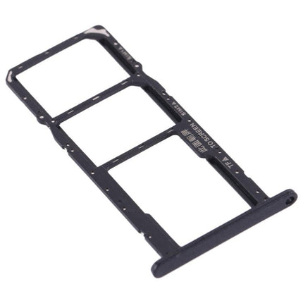 Dual SIM Card Tray + Micro SD Card Tray for Huawei Y5 (2019) Black-garmade.com