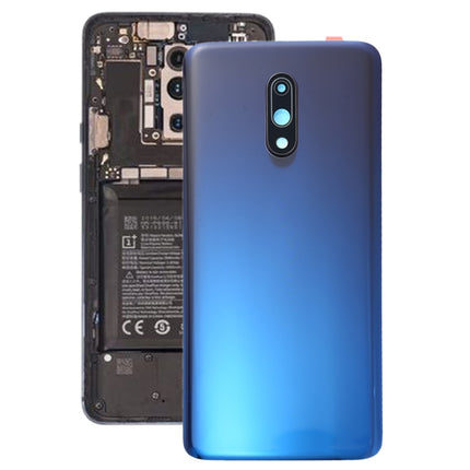 Replacement Battery Back Cover with Camera Lens Cover for OnePlus 7(Blue)-garmade.com