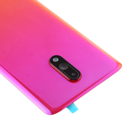 Replacement Battery Back Cover with Camera Lens Cover for OnePlus 7(Red)-garmade.com