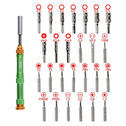 BEST BST-8929 Screwdriver Magnetic Bit Driver Kit 37 in 1 Professional Screwdrivers Set-garmade.com