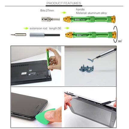 BEST BST-8929 Screwdriver Magnetic Bit Driver Kit 37 in 1 Professional Screwdrivers Set-garmade.com