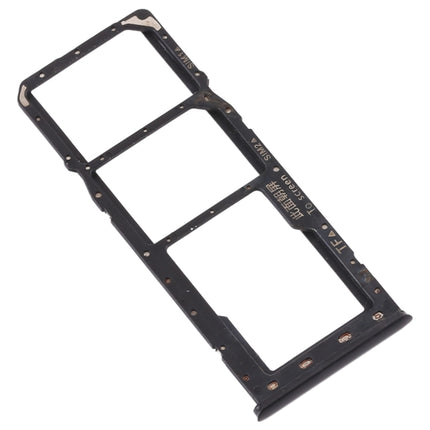 SIM Card Tray + SIM Card Tray + Micro SD Card Tray for OPPO Realme 3 Pro / Realme X Lite(Black)-garmade.com