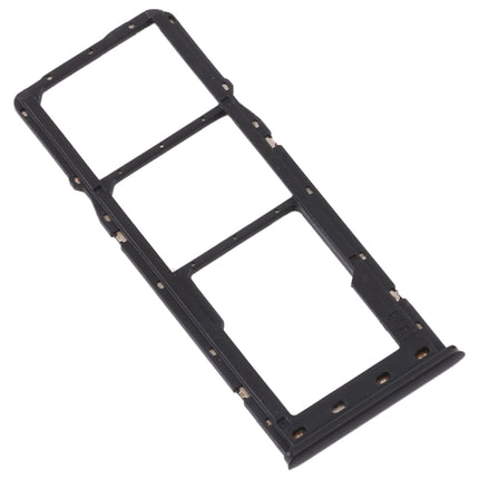 SIM Card Tray + SIM Card Tray + Micro SD Card Tray for OPPO Realme 3 Pro / Realme X Lite(Black)-garmade.com