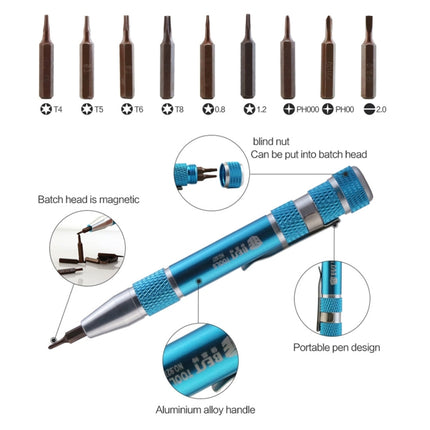 18 in 1 BEST BST-608 Disassemble Tools Mobile Openning Repairing Tool Kit-garmade.com