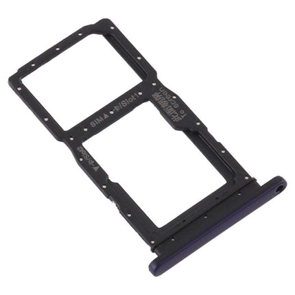 SIM Card Tray + SIM Card Tray / Micro SD Card Tray for Huawei Honor 9X Pro (Purple)-garmade.com