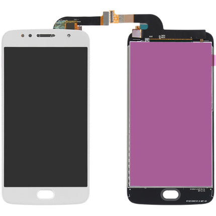LCD Screen and Digitizer Full Assembly for Motorola Moto G5S (White)-garmade.com