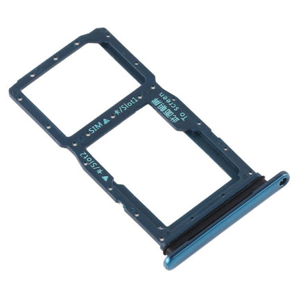 SIM Card Tray + SIM Card Tray / Micro SD Card Tray for Huawei P Smart Z / Y9 Prime (2019) (Green)-garmade.com