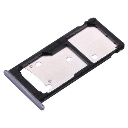 For Huawei Enjoy 7 Plus / Y7 Prime Dual SIM Card Tray & Micro SD Card Tray Grey-garmade.com
