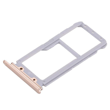 For Huawei nova 2 Plus Dual SIM Card Tray & Micro SD Card Tray Gold-garmade.com
