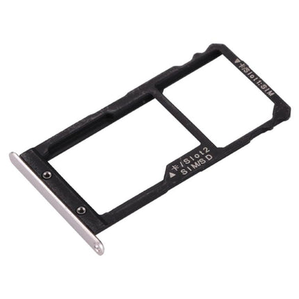 For Huawei Maimang 5 Dual SIM Card Tray & Micro SD Card Tray Silver-garmade.com