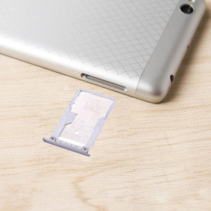 For Xiaomi Redmi 3 & 3s SIM & SIM / TF Card Tray Grey-garmade.com