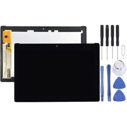 LCD Screen and Digitizer Full Assembly for Asus Zenpad 10 Z300 Z300CL Z300CNL P01T (Yellow Flex Cable Version)(Black)-garmade.com