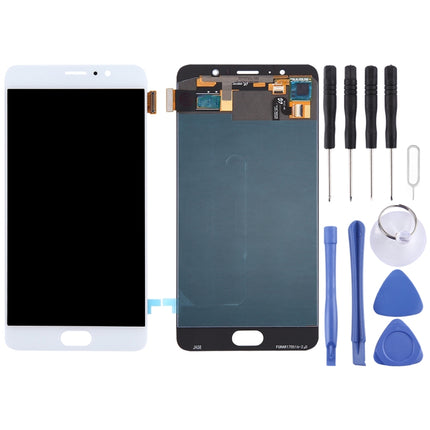 For Meizu Pro 6 Plus LCD Screen and Digitizer Full Assembly(White)-garmade.com
