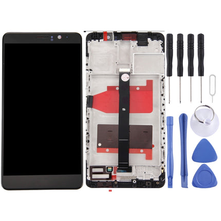 OEM LCD Screen for Huawei Mate 9 Digitizer Full Assembly with Frame(Black)-garmade.com