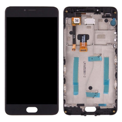 For Meizu M3 Note / Meilan Note 3 (China Version) LCD Screen and Digitizer Full Assembly with Frame(Black)-garmade.com