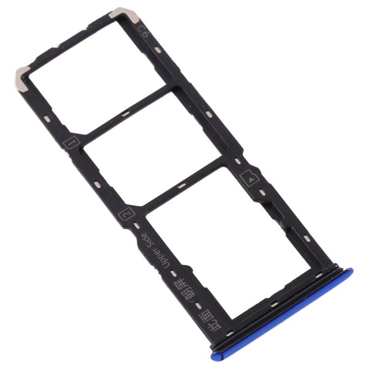 SIM Card Tray + SIM Card Tray + Micro SD Card Tray for Vivo S1(Blue)-garmade.com