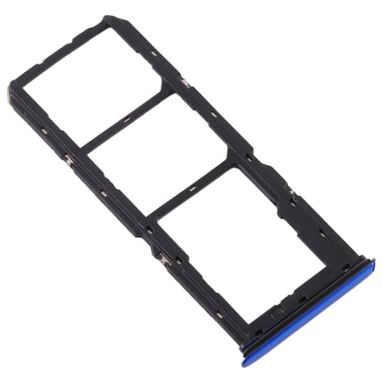 SIM Card Tray + SIM Card Tray + Micro SD Card Tray for Vivo S1(Blue)-garmade.com