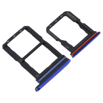 SIM Card Tray + SIM Card Tray + Micro SD Card Tray for Vivo S1 Pro(Blue)-garmade.com