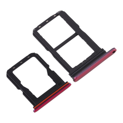 SIM Card Tray + SIM Card Tray + Micro SD Card Tray for Vivo S1 Pro(Red)-garmade.com