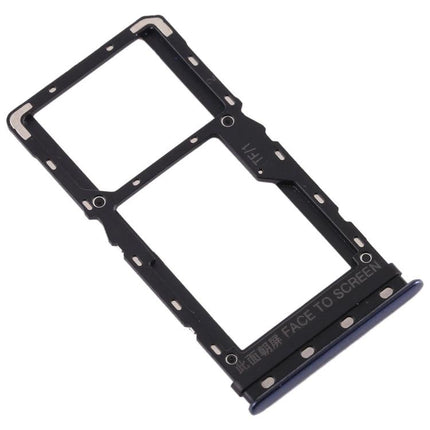 Dual SIM Card Tray / Micro SD Card Tray for Xiaomi Mi CC9e / Mi A3 Black-garmade.com