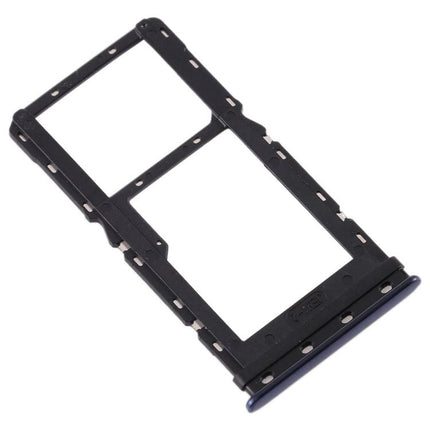 Dual SIM Card Tray / Micro SD Card Tray for Xiaomi Mi CC9e / Mi A3 Black-garmade.com