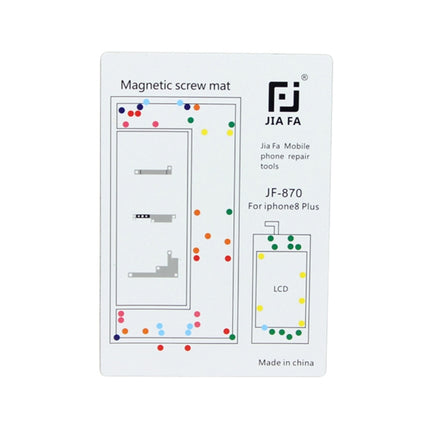 JIAFA Magnetic Screws Mat for iPhone 8 Plus-garmade.com