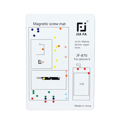 JIAFA Magnetic Screws Mat for iPhone X-garmade.com