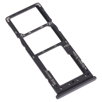 SIM Card Tray + SIM Card Tray + Micro SD Card Tray for Infinix HOT 7 Pro (X625B) (Black)-garmade.com
