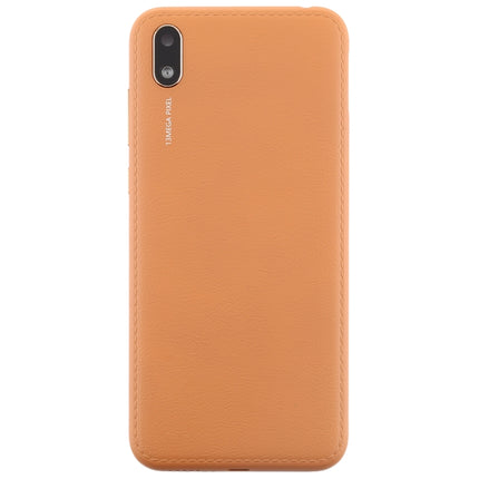 Battery Back Cover with Camera Lens & Side Keys for Huawei Y5 (2019)(Coffee)-garmade.com