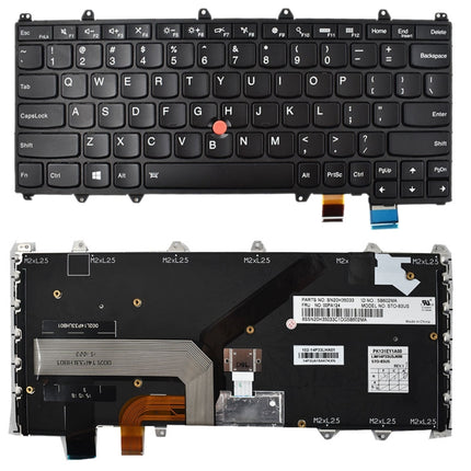 US Version Keyboard for Lenovo IBM ThinkPad Yoga 260 12.5 Inch-garmade.com