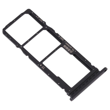 Dual SIM Card Tray + Micro SD Card Tray for Huawei Honor Play 3 Black-garmade.com
