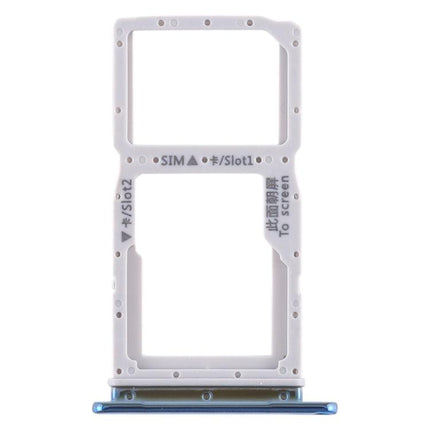 SIM Card Tray + SIM Card Tray / Micro SD Card Tray for Huawei Enjoy 10 Plus (Breathing Crystal)-garmade.com