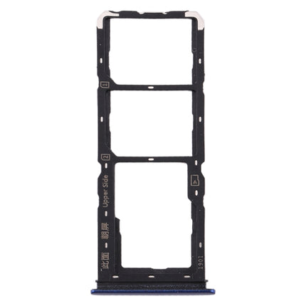 SIM Card Tray + SIM Card Tray + Micro SD Card Tray for Vivo U3x / U10(Blue)-garmade.com