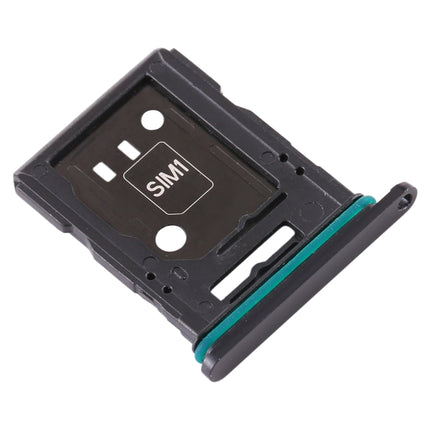 SIM Card Tray + SIM Card Tray / Micro SD Card Tray for OPPO Reno 10x zoom(Black)-garmade.com