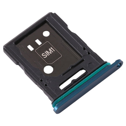 SIM Card Tray + SIM Card Tray / Micro SD Card Tray for OPPO Reno 10x zoom(Blue)-garmade.com